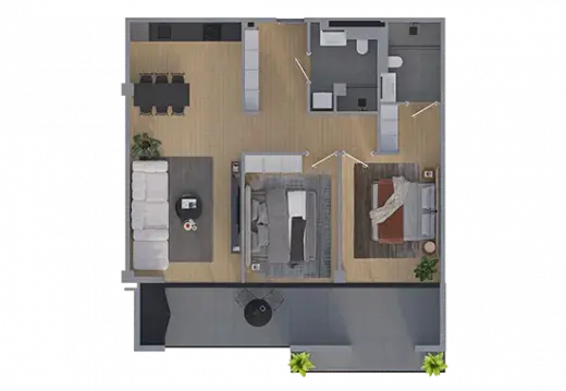 Apartment N 31 / floor: 2