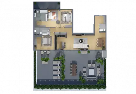 Apartment N 26 / floor: 5