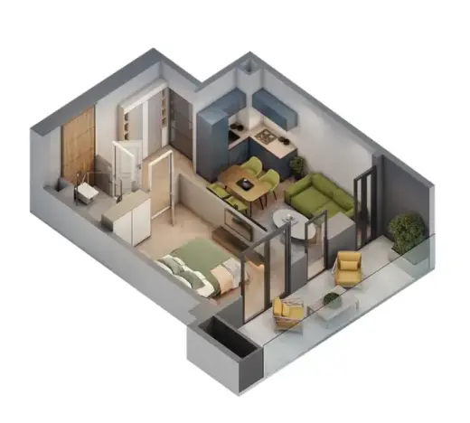 Flat 1