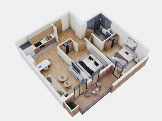 Apartment N 64 / floor: 7
