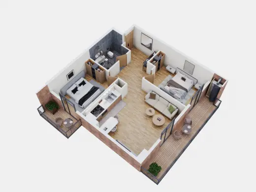 Apartment N 6 / floor: 3