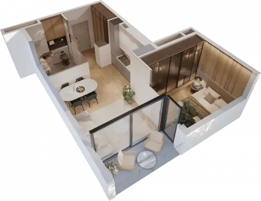 Apartment N 26 / floor: 5