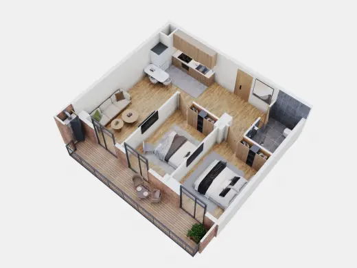 Apartment N 121 / floor: 12