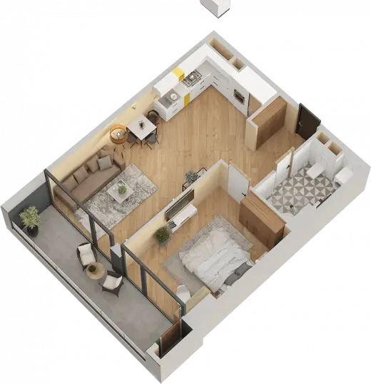 Apartment N 1310 / floor: 13
