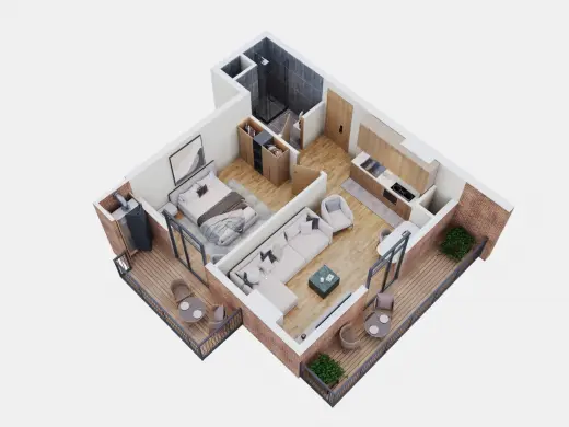 Apartment N 66 / floor: 8