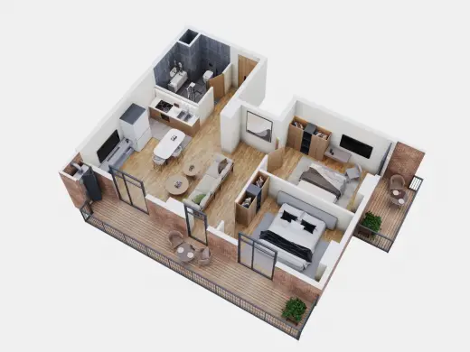 Apartment N 54 / floor: 7