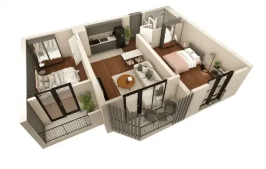 Apartment N 6 B block / floor 1-21