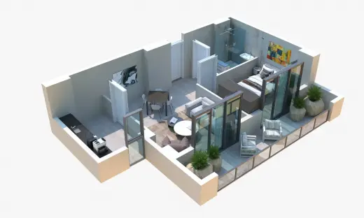 Apartment N 4 / floor: 24